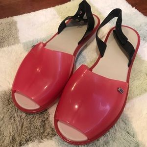 Brand New Pink Melissa Sandals